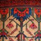 Handmade antique Persian Kurdish rug 122cm x 183cm 1900s