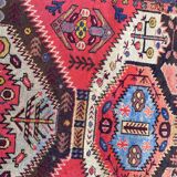 Handmade Vintage Caucasian carpet 116x185 cm