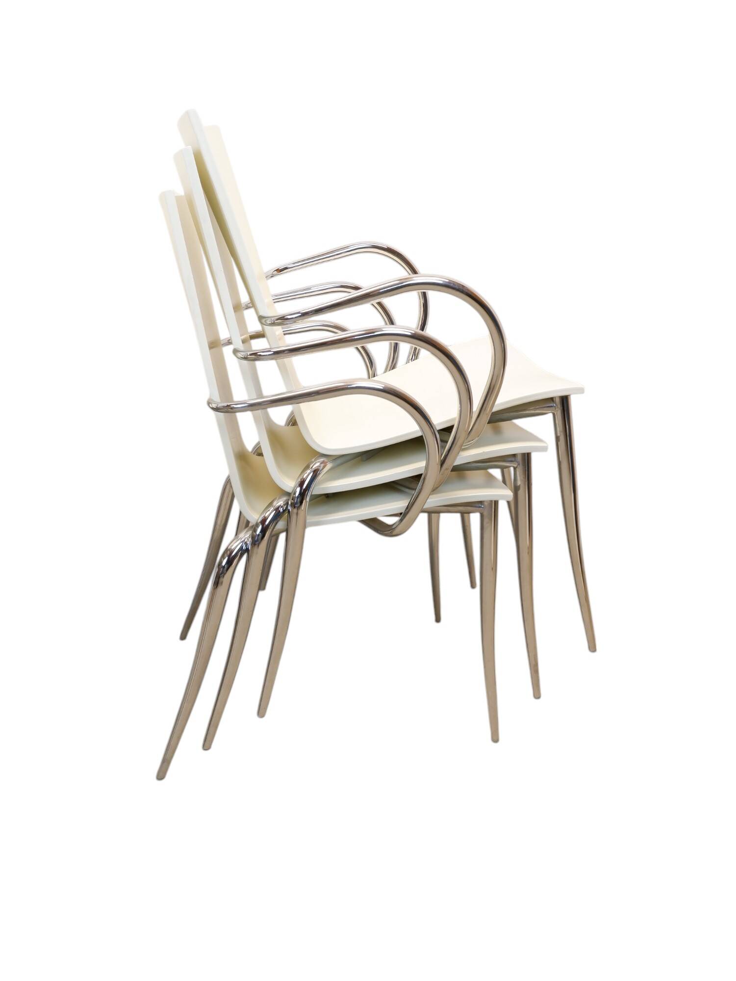 Set of 6 Olly Tango chairs by Philippe Starck