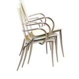 Set of 6 Philippe Starck Olly Tango chairs