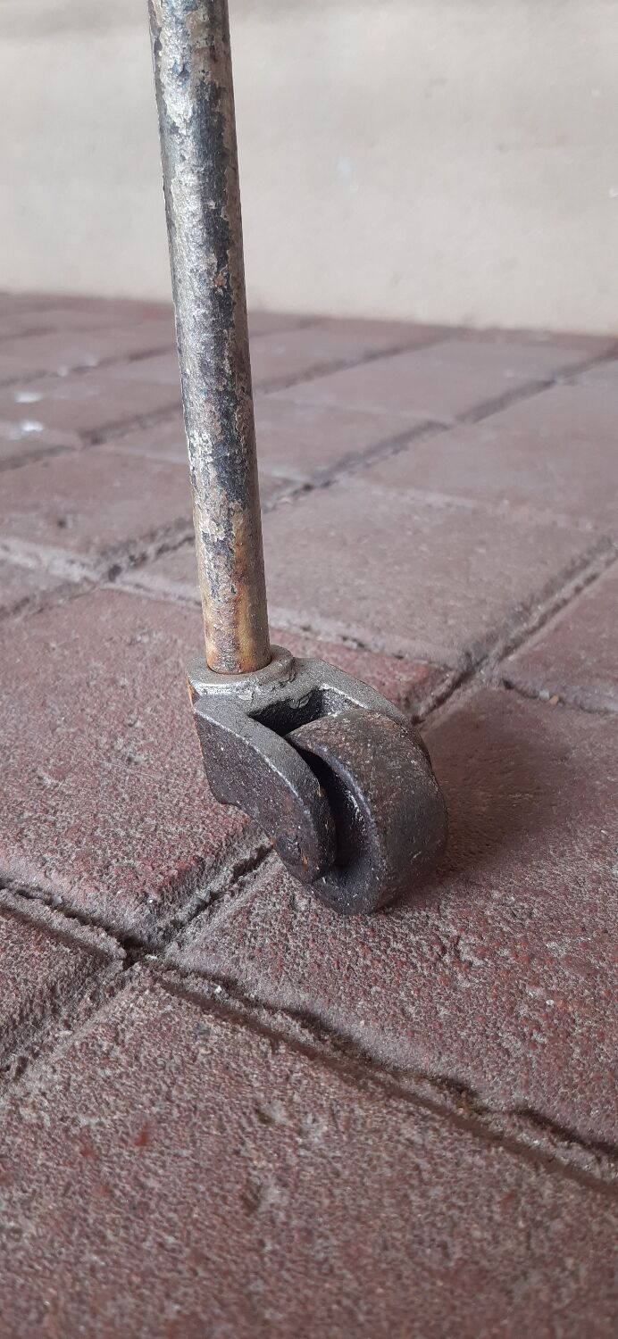 Old wrought iron bench