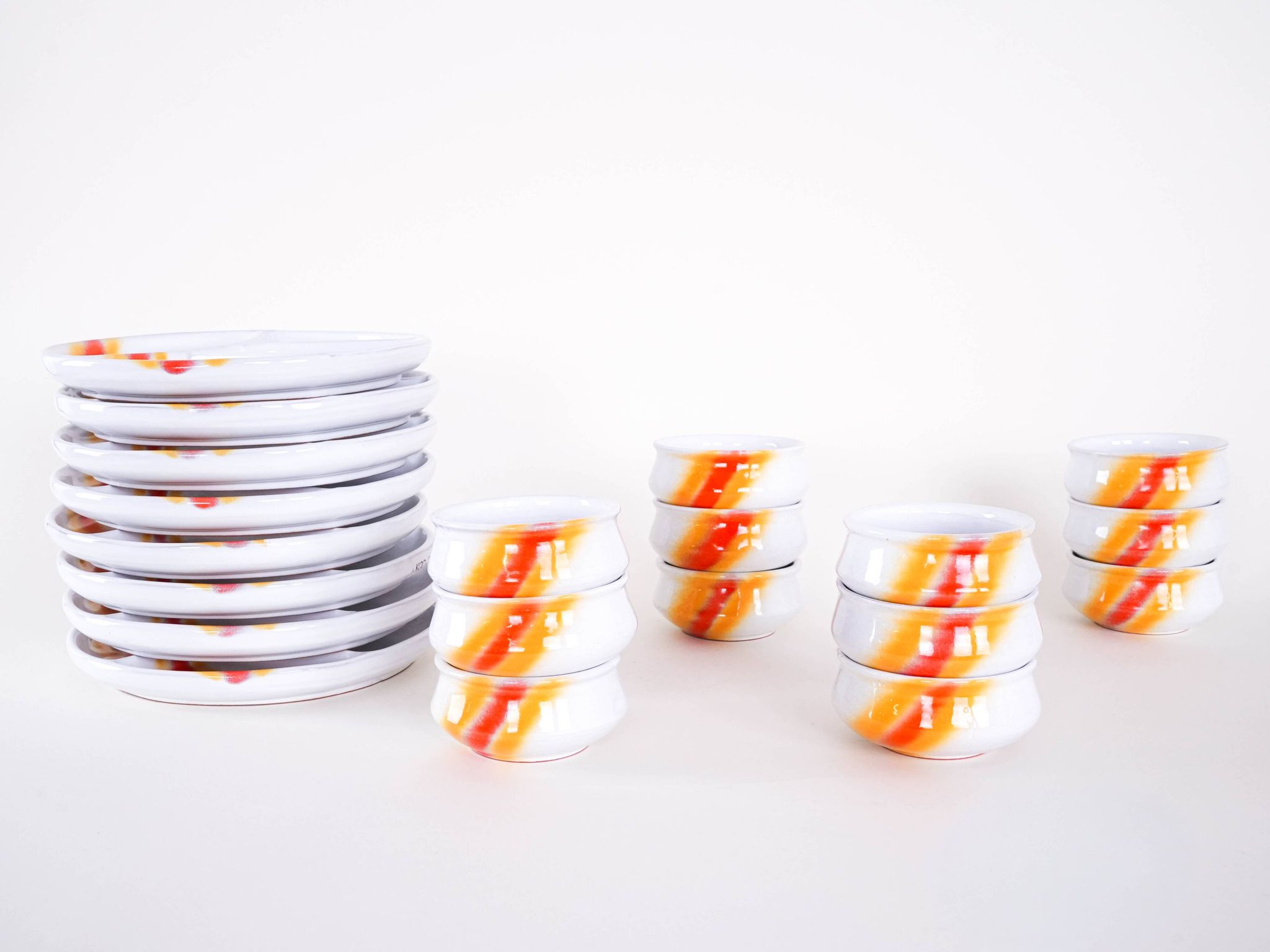 Serving set, Italian design, 1970s, made in Italy