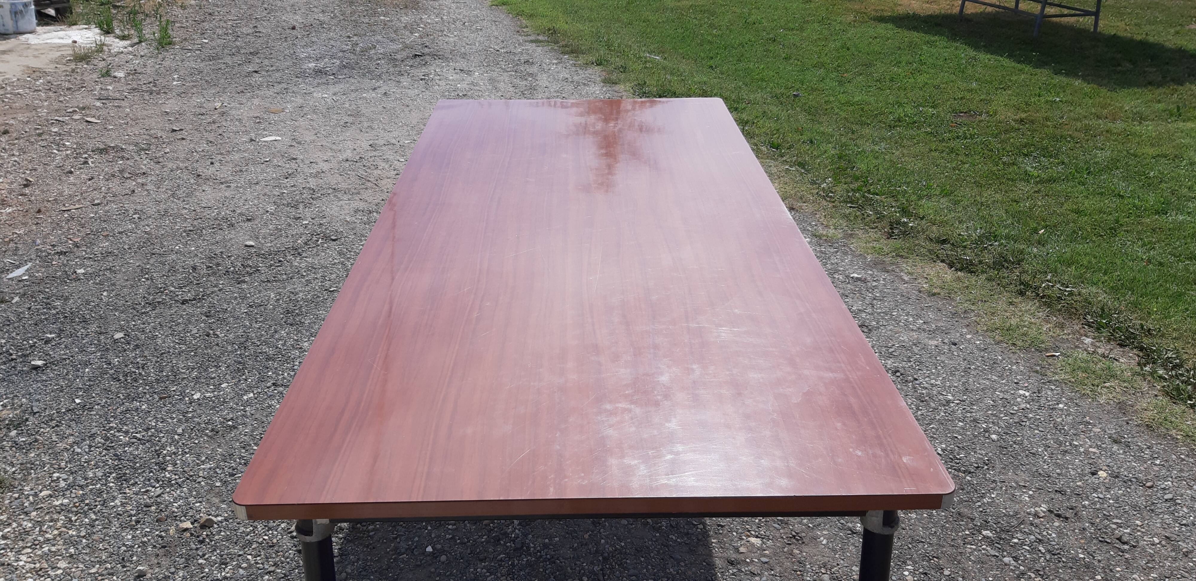 Vintage table mullca iron formica