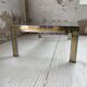 Brass chrome coffee table
