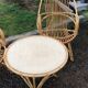 Vintage rattan bamboo wicker garden furniture set
