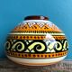 Quimper Henriot spinning top ball vase vintage soliflore art deco 1930 1940 celtic patterns orange black