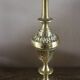 Candle holder brass corolla decor candle