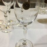 Royal Crystal Rock (Rcr): 10 glasses, 5 large and 5 smaller