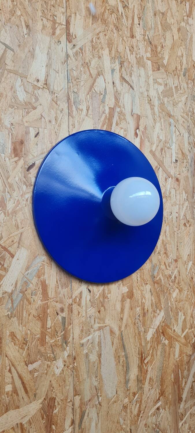 Mid century metal ball wall lamp