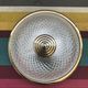 Round glass ceiling light
