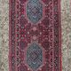 Tapis coureur Bidjar vintage noué main années 1950