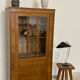 Small vintage art deco oak bookcase