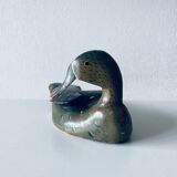 Large decorative wooden duck