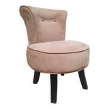 Velvet dressing table chair
