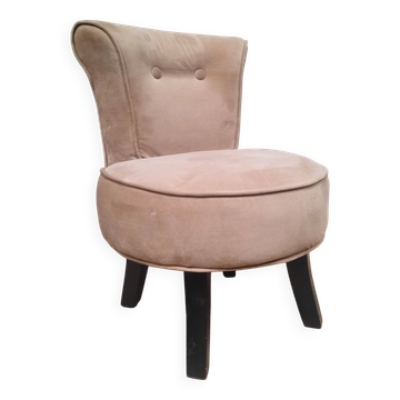 Velvet dressing table chair