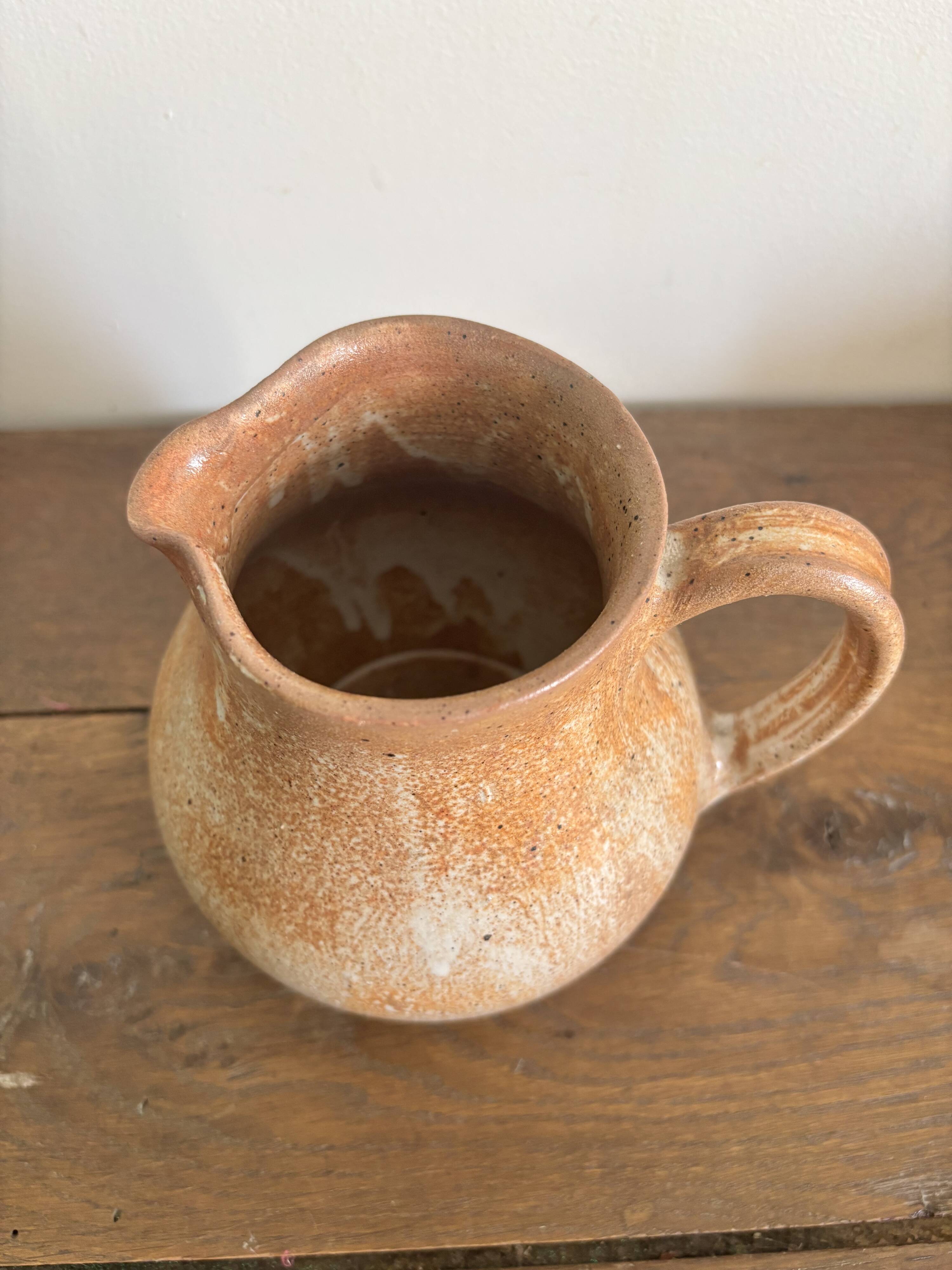 Set of French artisanal stoneware ceramics – 1960s