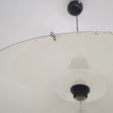 Silver and copper colored pendant light, 1970's