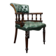 English Chesterfield Captain Chair office chair green