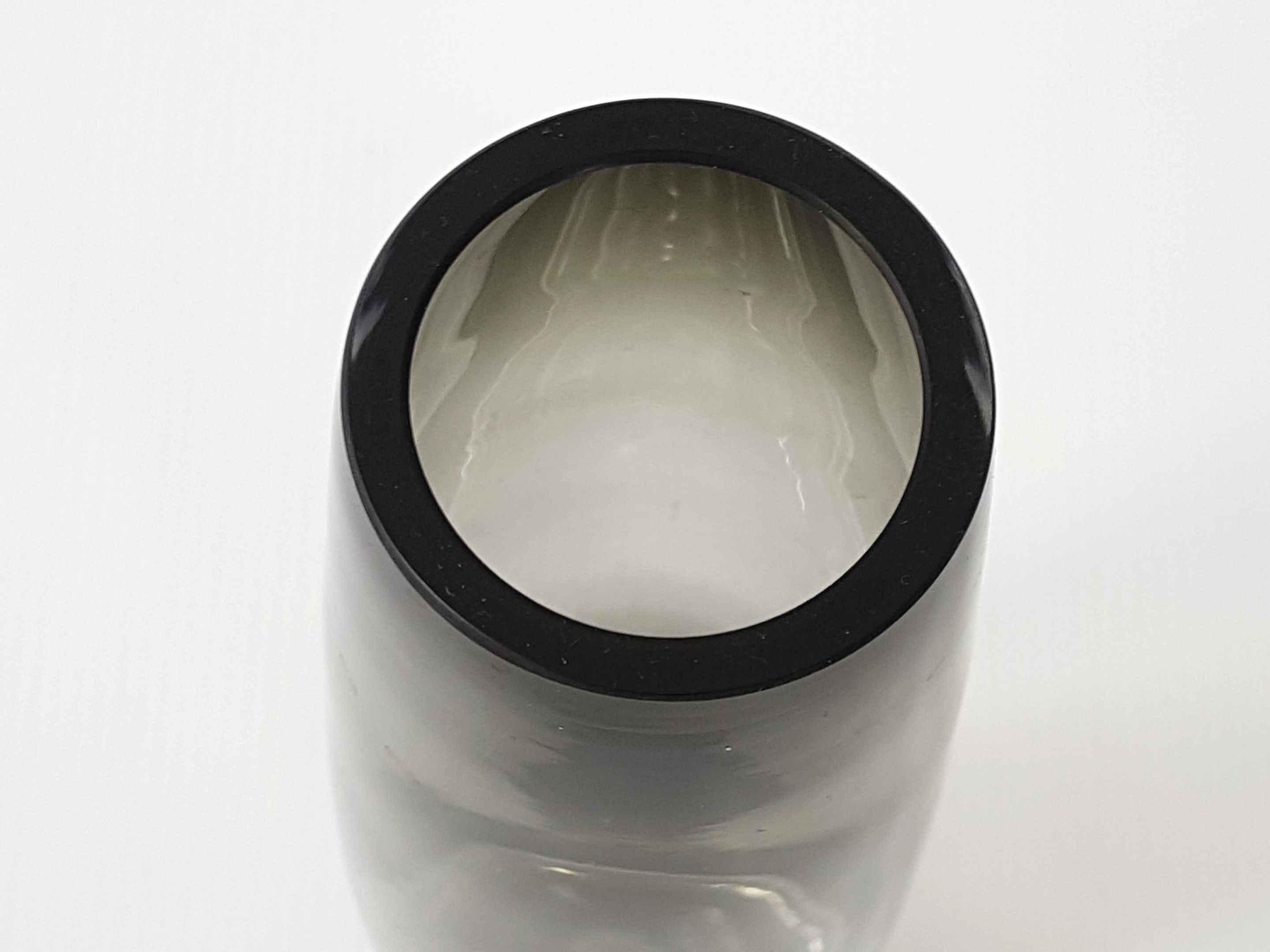 Grey vintage Murano vase