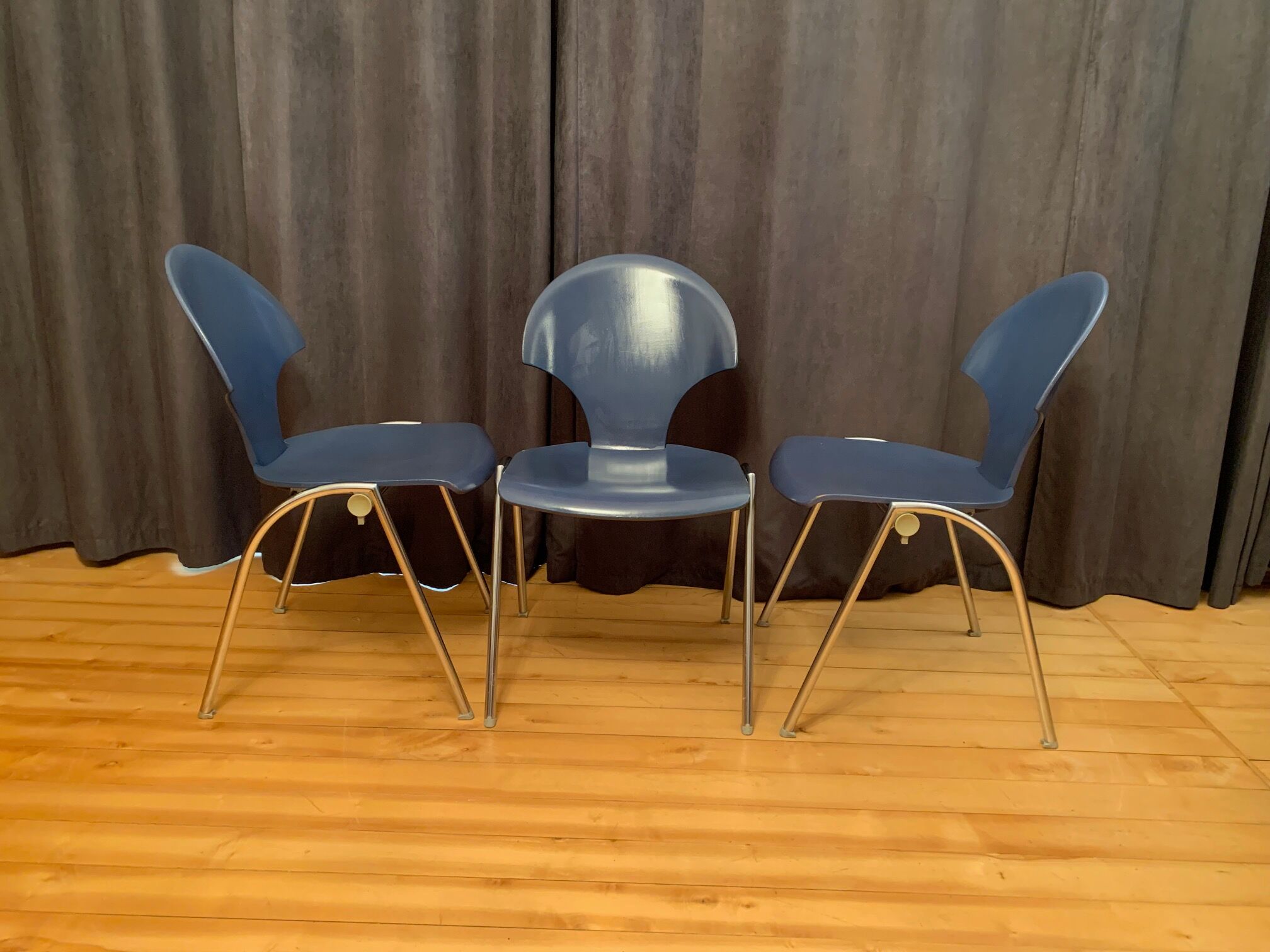Set of three Kusch+Co chairs, Germany, 1980s