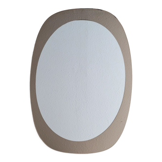 Miroir mural bicolore design vintage Italie