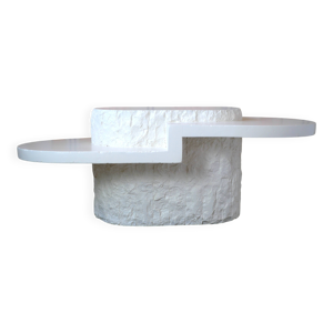 Table basse en travertin