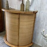 Vintage rattan bar