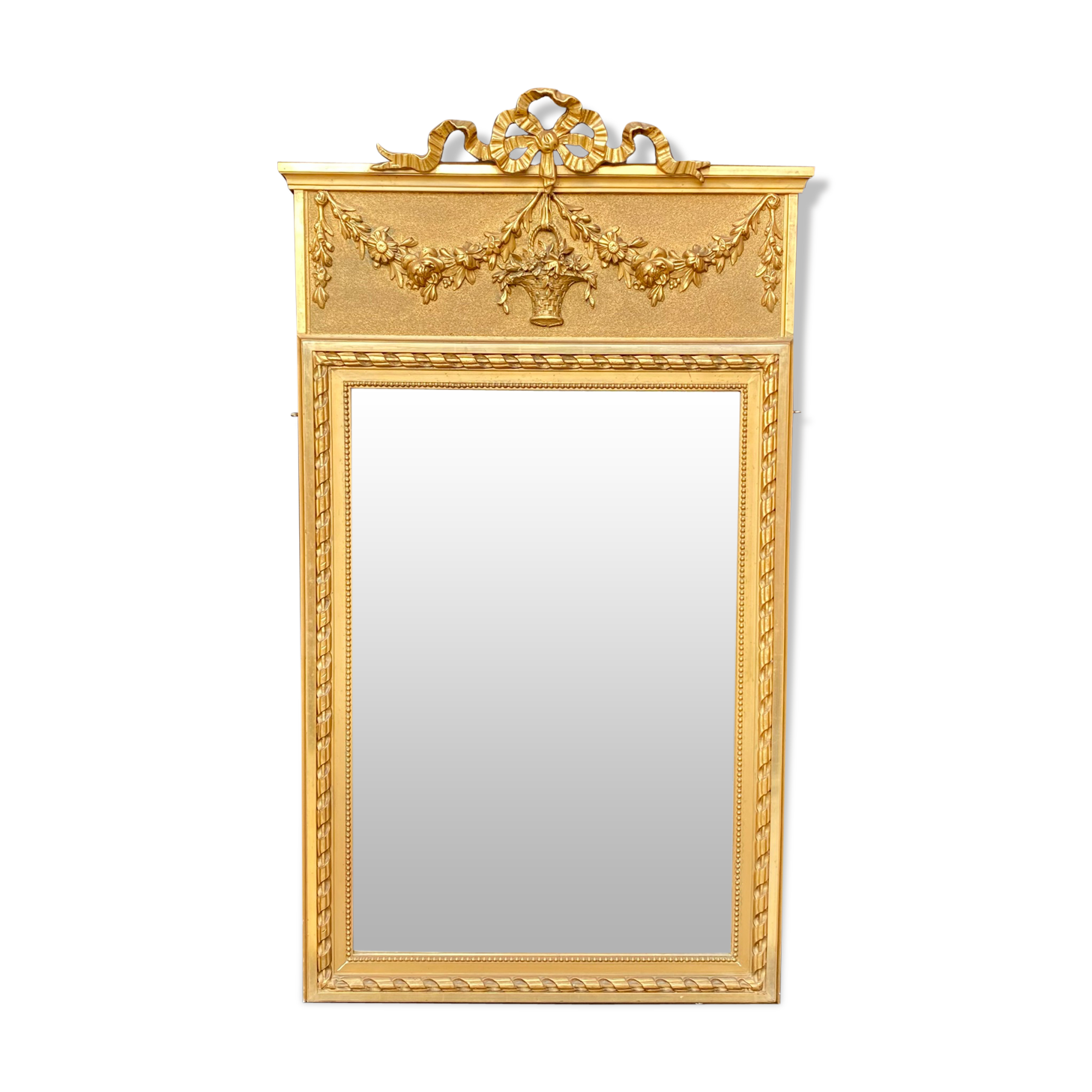 Louis XVI style Trumeau style mirror