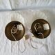 Pair of Deknudt shell sconces
