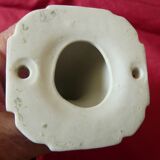 White porcelain art deco coat hook