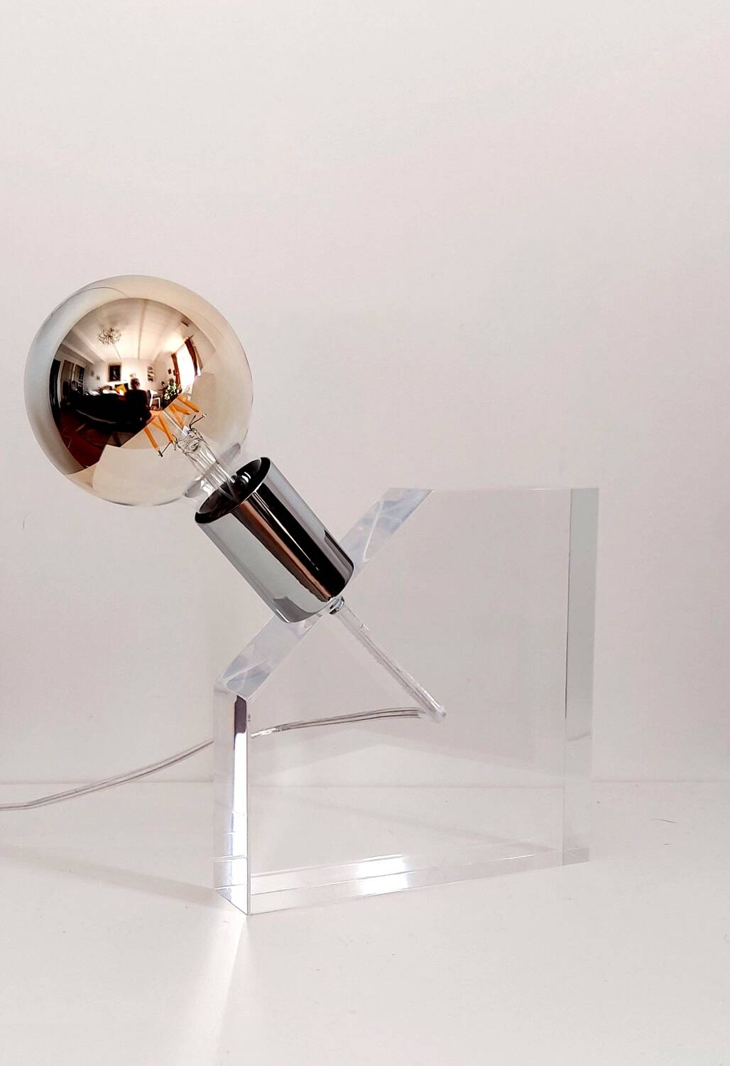 Designer polycarbonate lamp