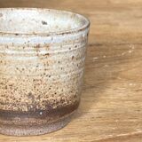 Handmade stoneware coffee set