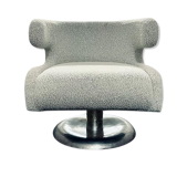 Swivel design armchair from the 50s completely reupholstered