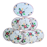 8 assiettes Creil Montereau modèle Fanchon