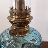 Blue kerosene lamp