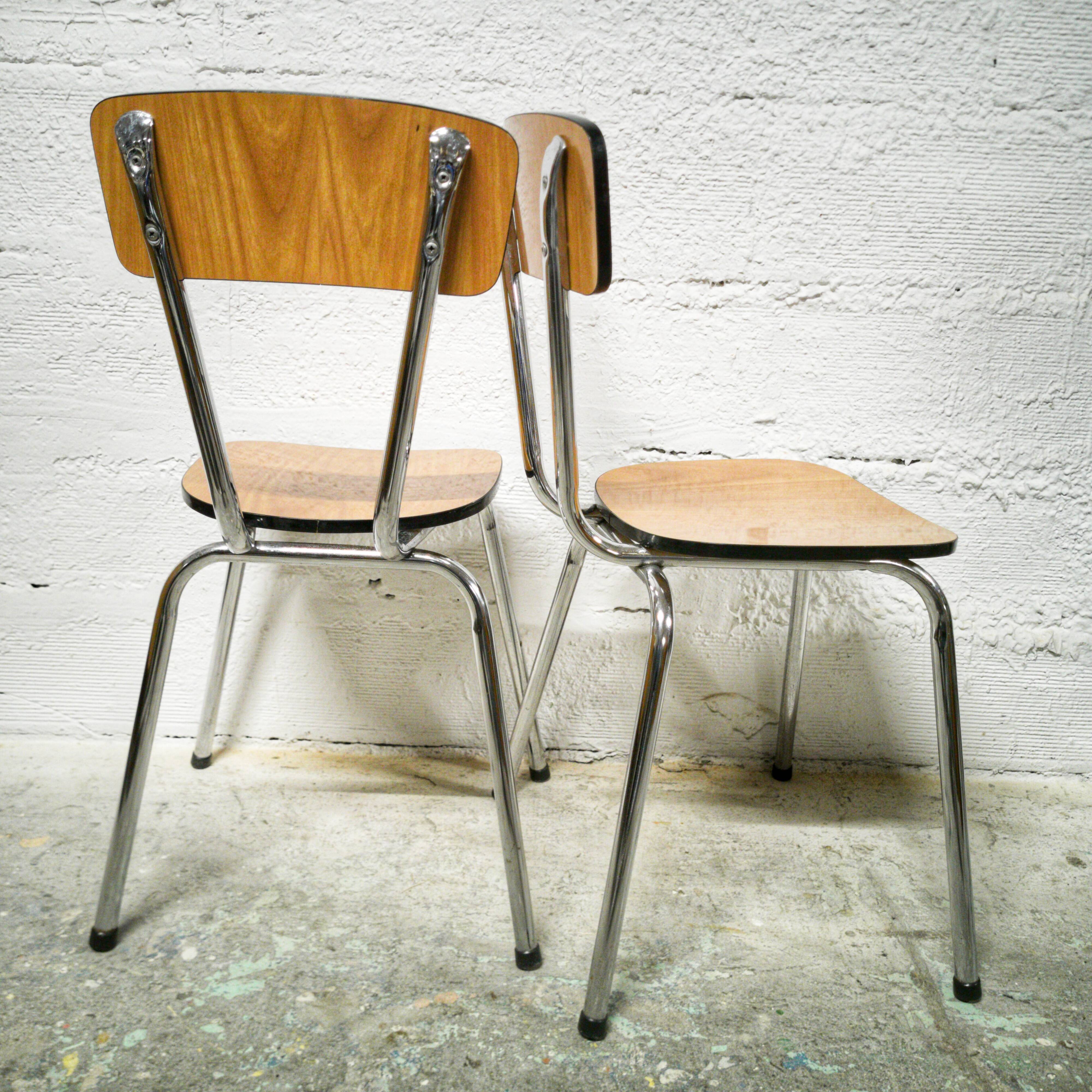 Formica chair duo