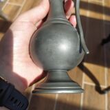 Vase en étain aiguillere vintage