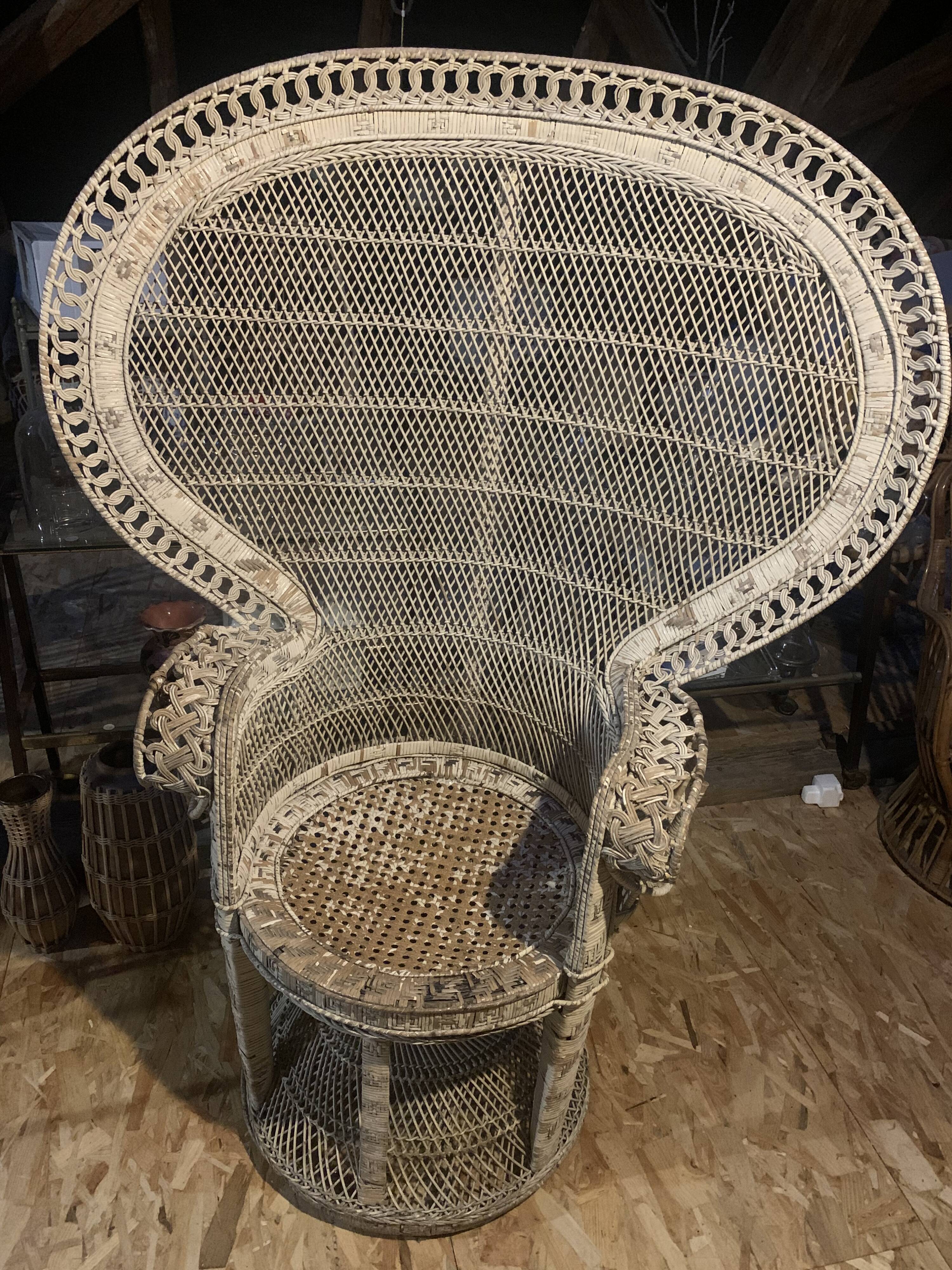 Armchair Emmanuelle rattan