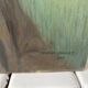 Old portrait in oil on panel 1920, vintage painting of a man signed Cagnet