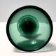 Hand Blown Green Glass Centerpiece / Bowl, Made in Empoli, Italy