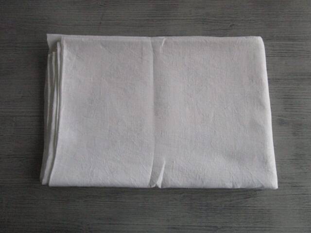 Old monogram damask tablecloth 220x170cm