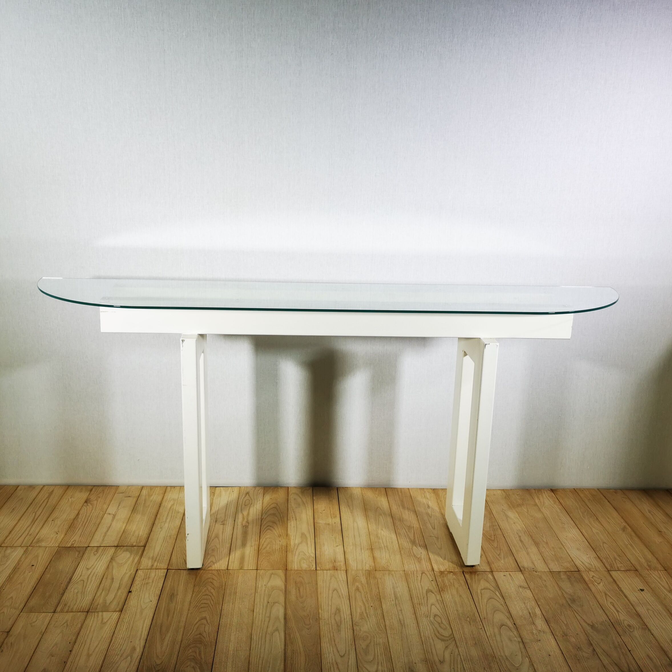 Console peinte en blanc, vers 1980