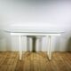 Console peinte en blanc, vers 1980