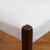 Scandinavian chair - Fully restored - Fabric, foam & straps: new