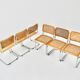 Dining chairs B32 by Marcel Breuer