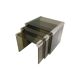 Gallotti & Radice ‘Tris’ T35 Smoked Glass Nest Side Tables Chrome