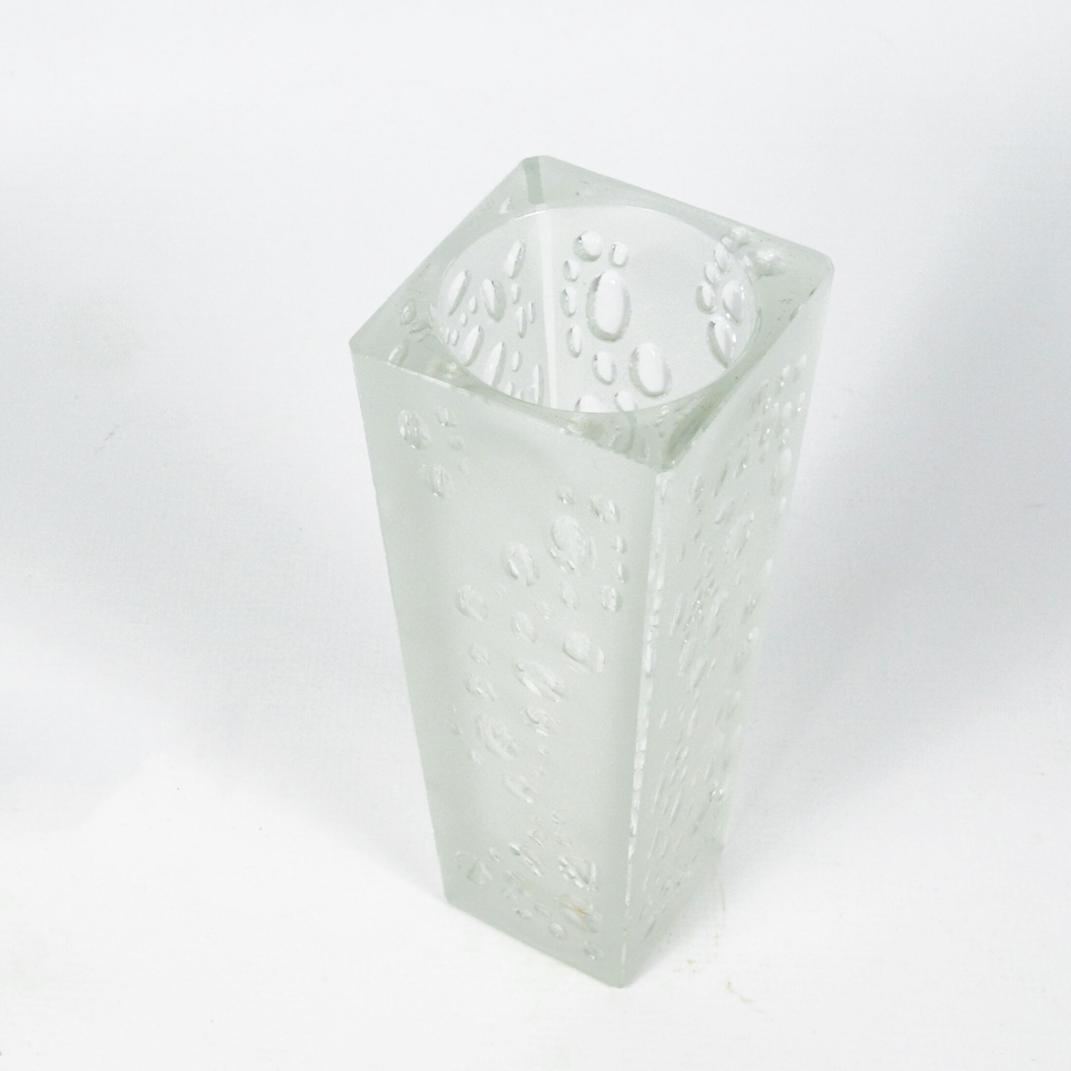 Glass Vase H23-200, HSG Hortensja, Poland, 1970s