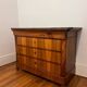 19th-century commode with a marble top