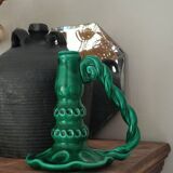 Ceramic candle holder.