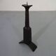 Brutalist Sculptural Iron Candleholder, 1960s